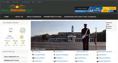 Desktop Screenshot of aboutdehradun.com