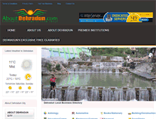 Tablet Screenshot of aboutdehradun.com